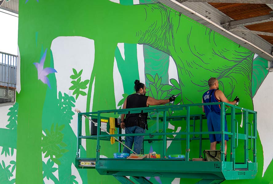 Valorisation de l'art local en collaborant avec des artistes réunionnais